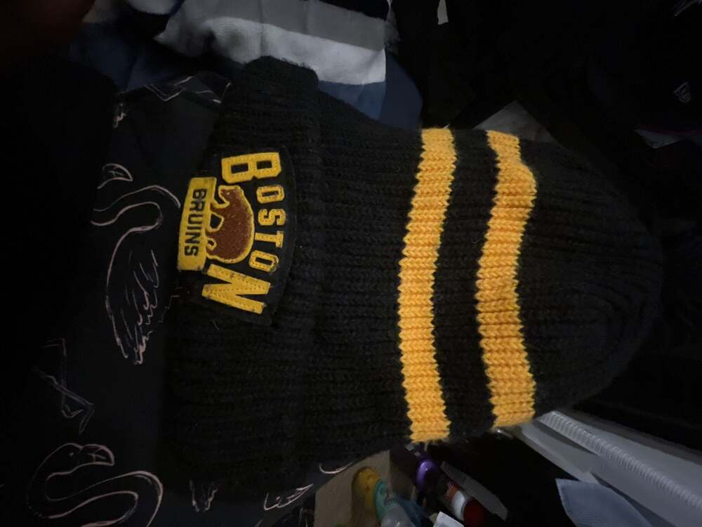 Reebok Boston Bruins 2016 NHL Winter Classic Cuffed Pom Knit Hat